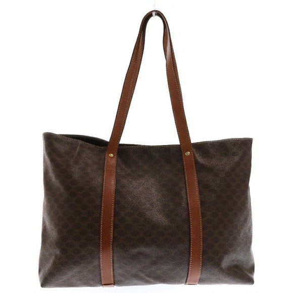 Celine Brown Tote Macadam Bag - Picture 1 of 6